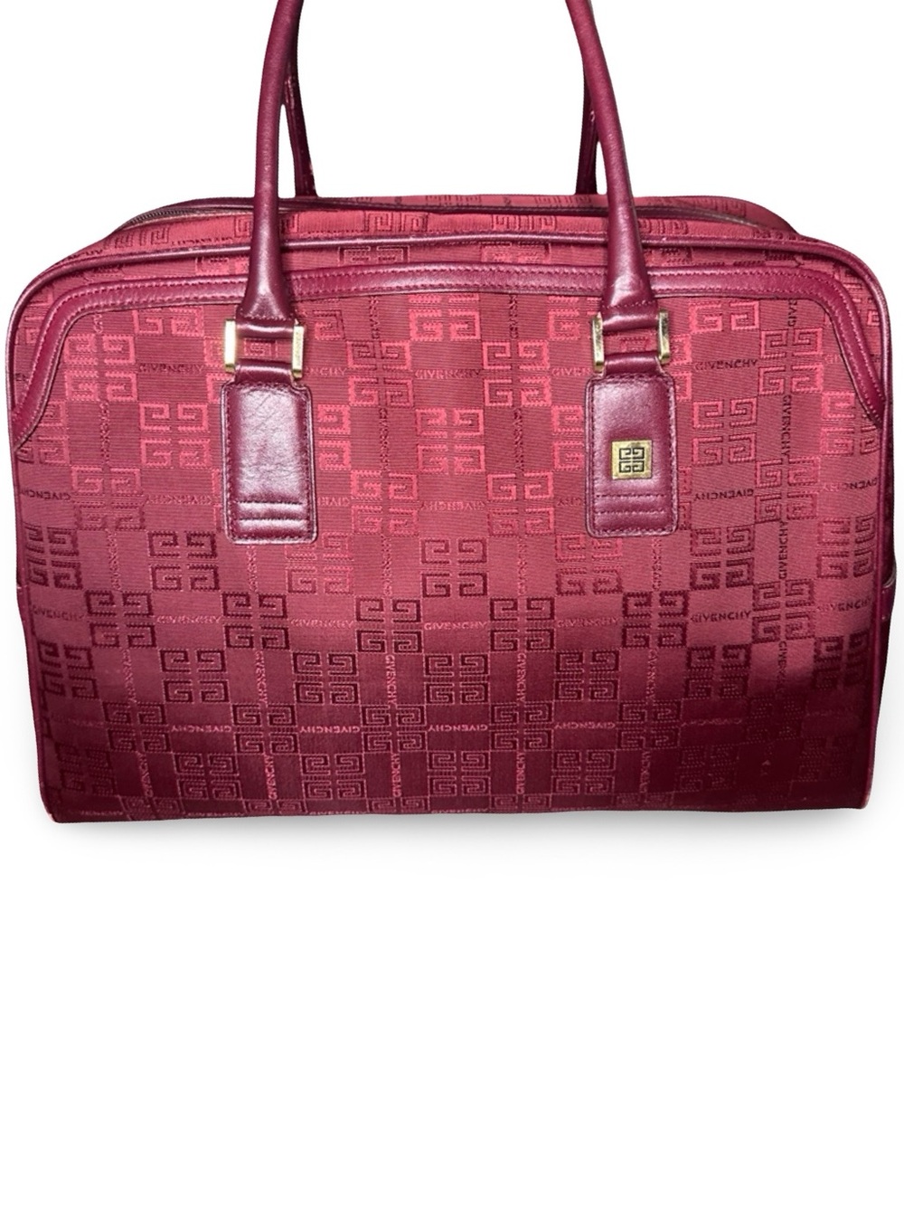 GIVENCHY Rare Vintage hand bag - travel bag - small weekender - Picture 15 of 16